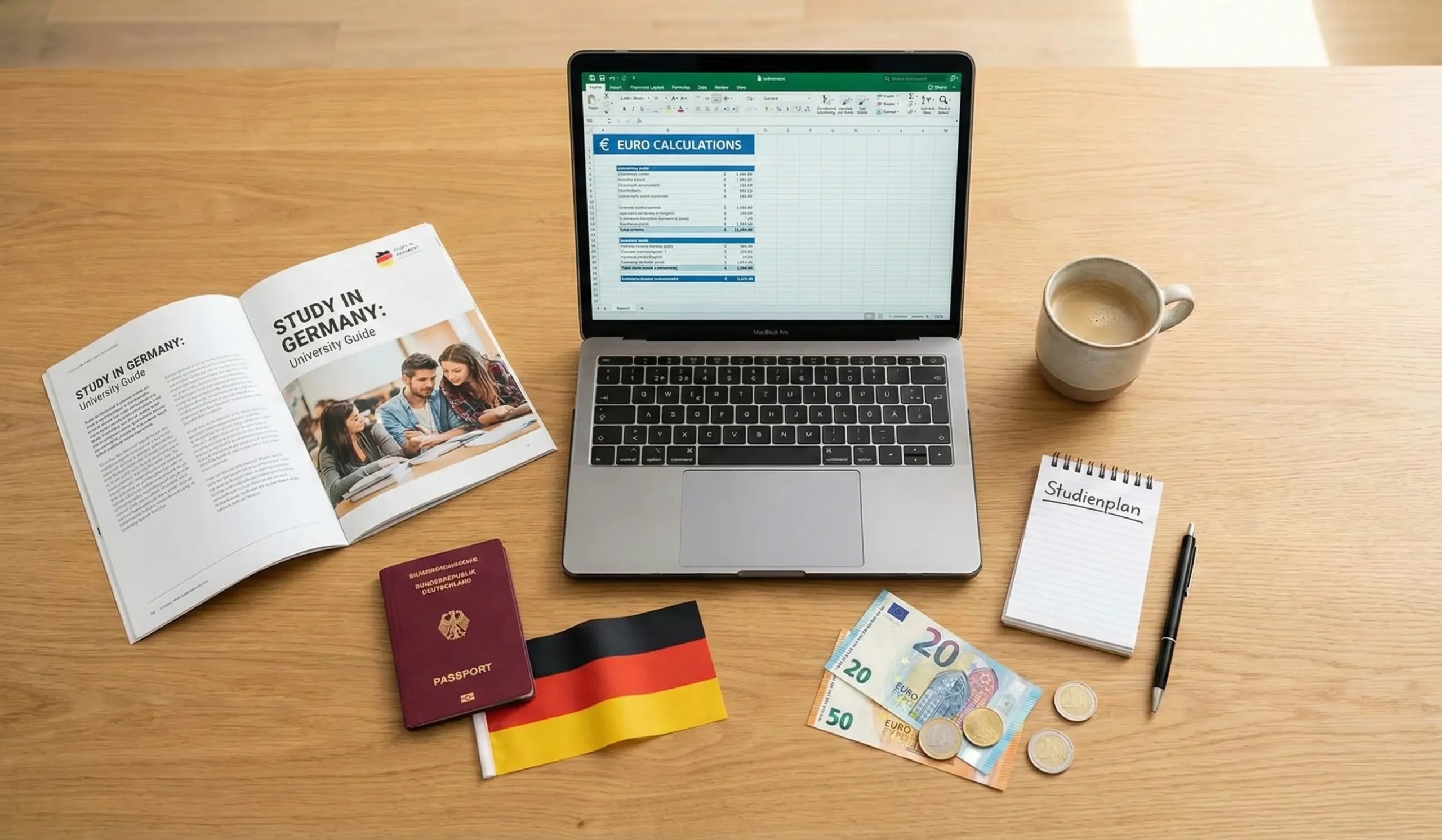 Almanya’da Üniversite Okumanın Gerçek Maliyeti 2026: Eğitim + Yaşam + Vize Masrafları Hesaplaması